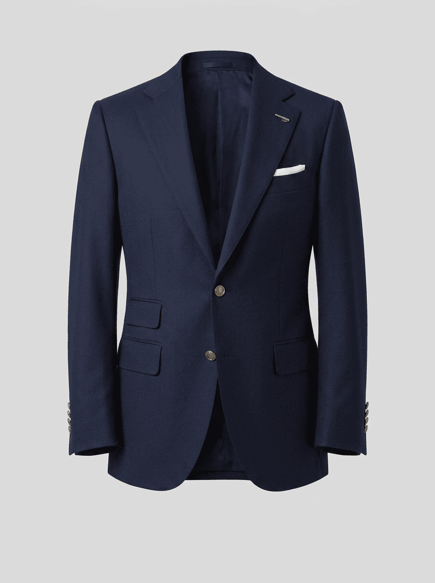 Navy made-to-measure suit