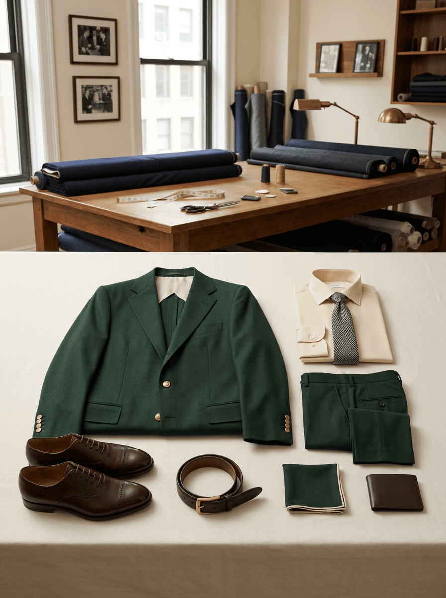 The workshop at L&S Tailors