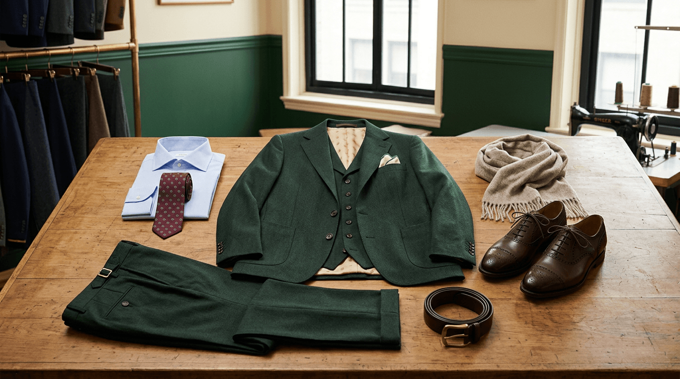 The workshop at L&S Tailors